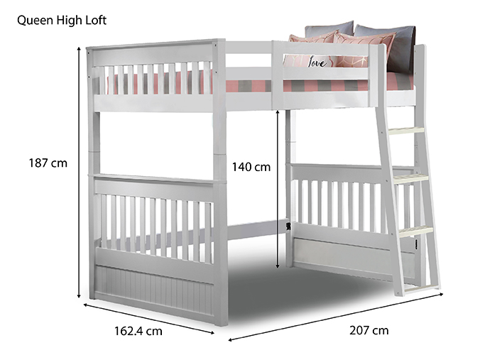 Riley Queen High Loft
